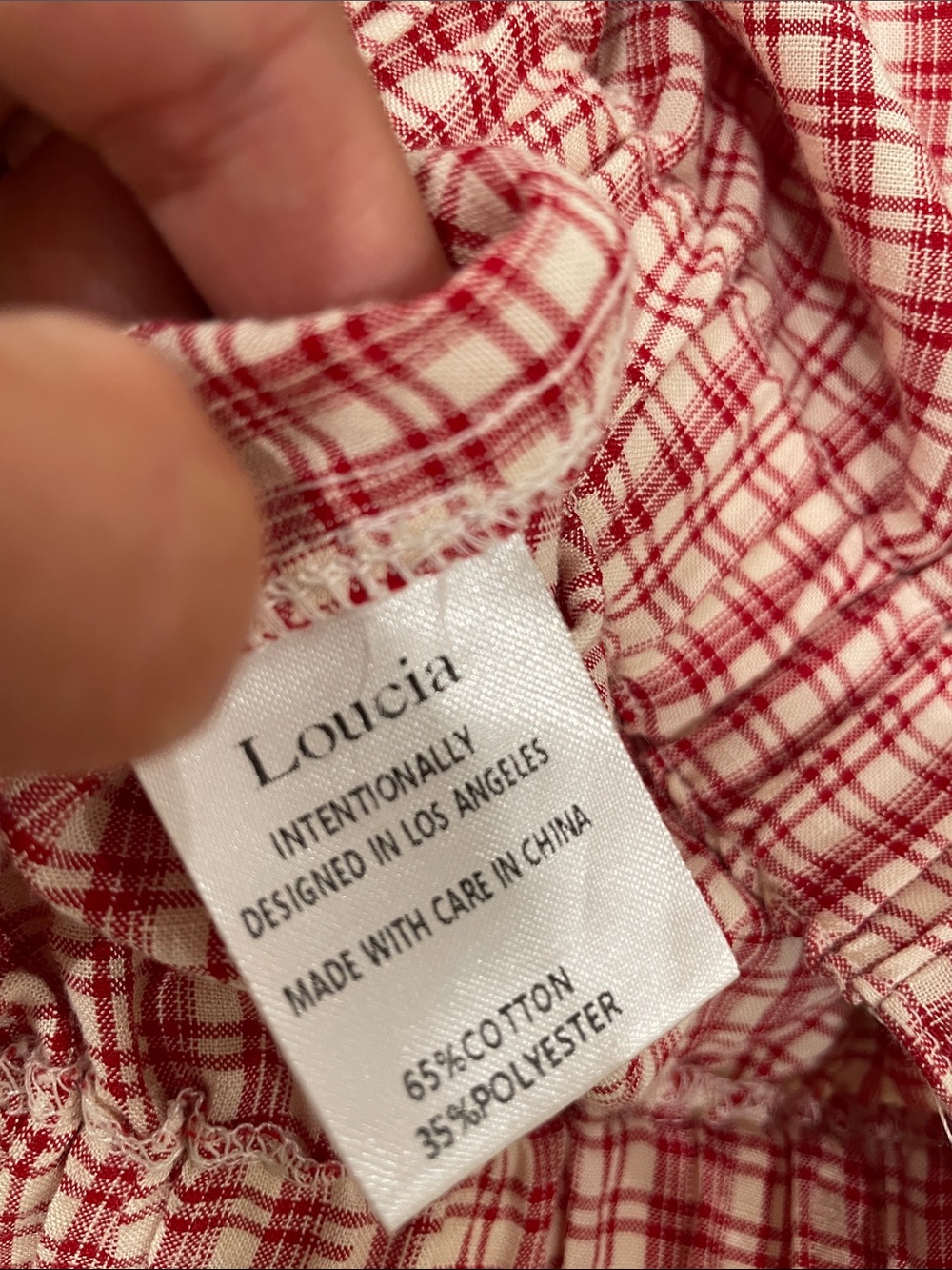 BLVD OF DREAMS Red Gingham Ruffle Boxer Shorts Coquette Cottagecore Milkmaid - Picture 6 of 6
